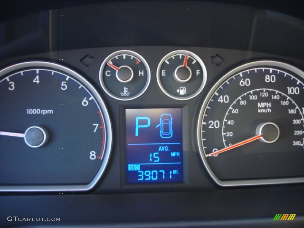 2009 Elantra Touring - Chilipepper Red / Beige photo #16