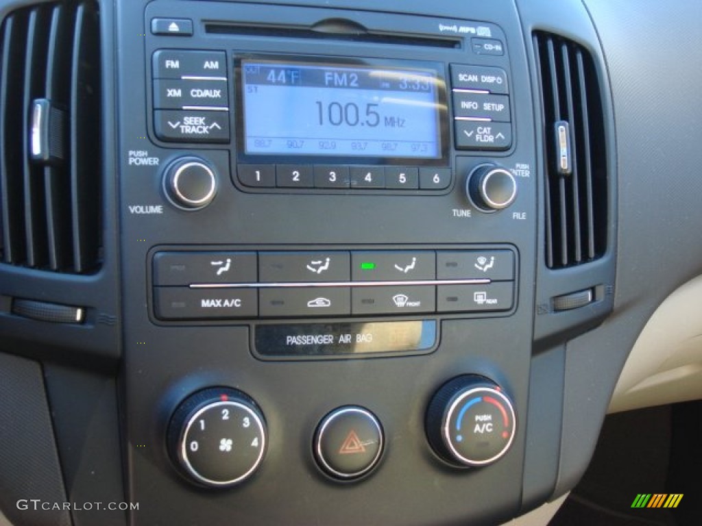 2009 Elantra Touring - Chilipepper Red / Beige photo #17
