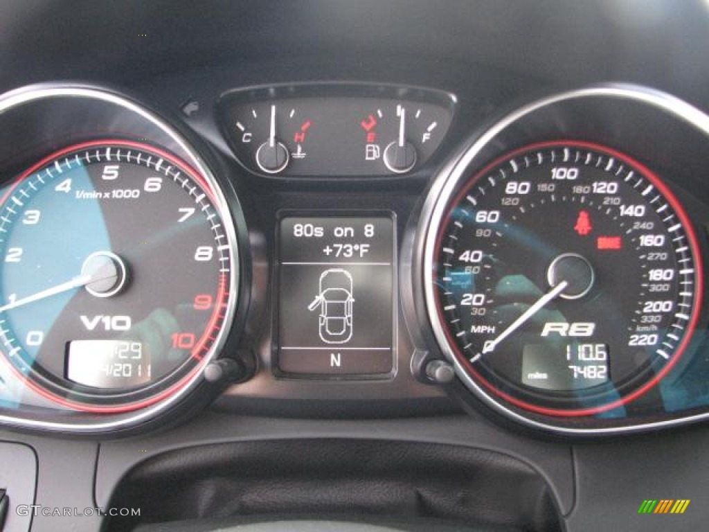 2011 Audi R8 Spyder 5.2 FSI quattro Gauges Photo #59074151