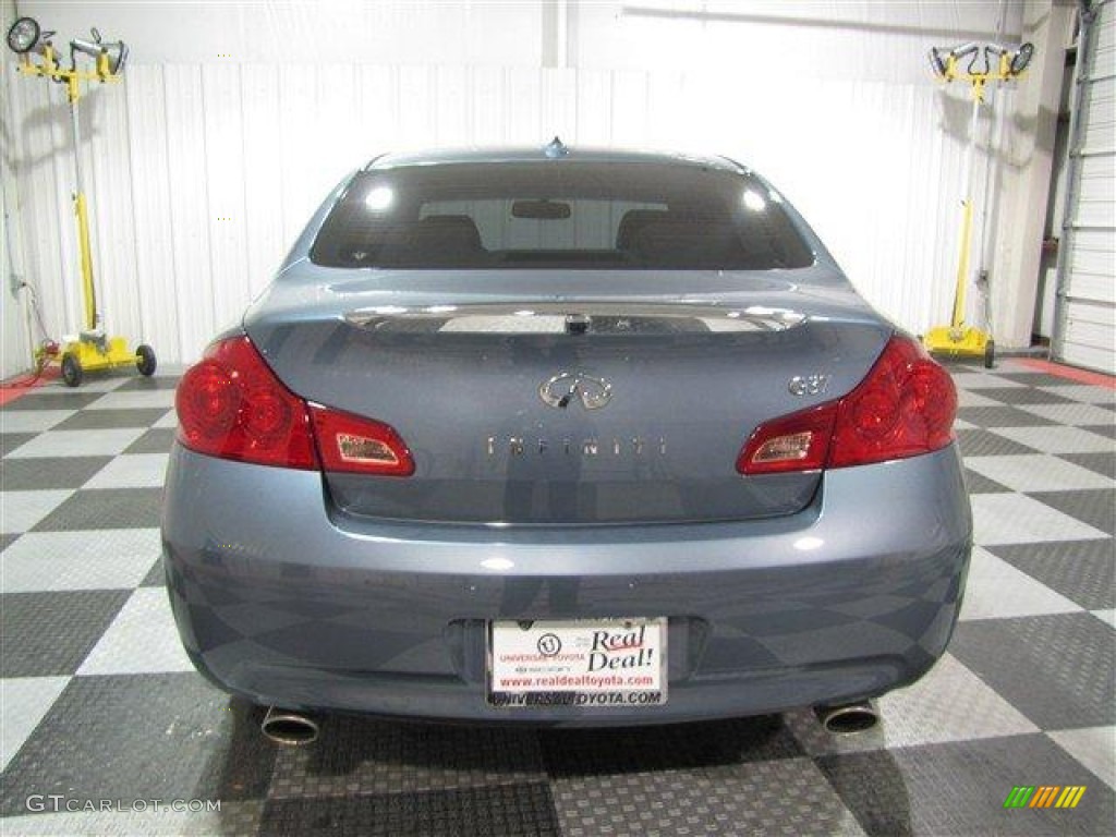 2009 G 37 Sedan - Blue Slate Metallic / Wheat photo #6