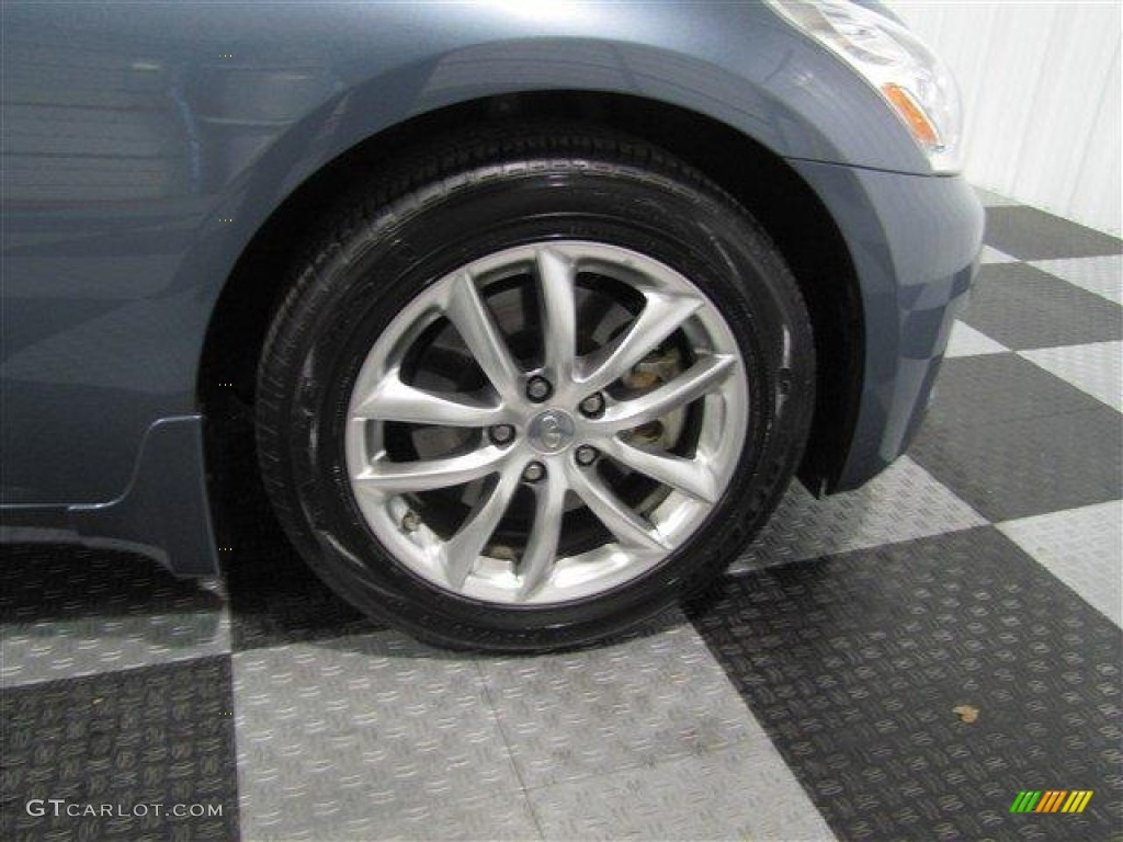 2009 G 37 Sedan - Blue Slate Metallic / Wheat photo #8