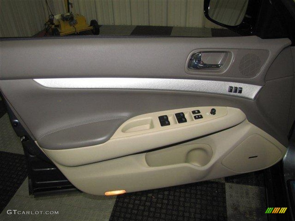 2009 G 37 Sedan - Blue Slate Metallic / Wheat photo #9