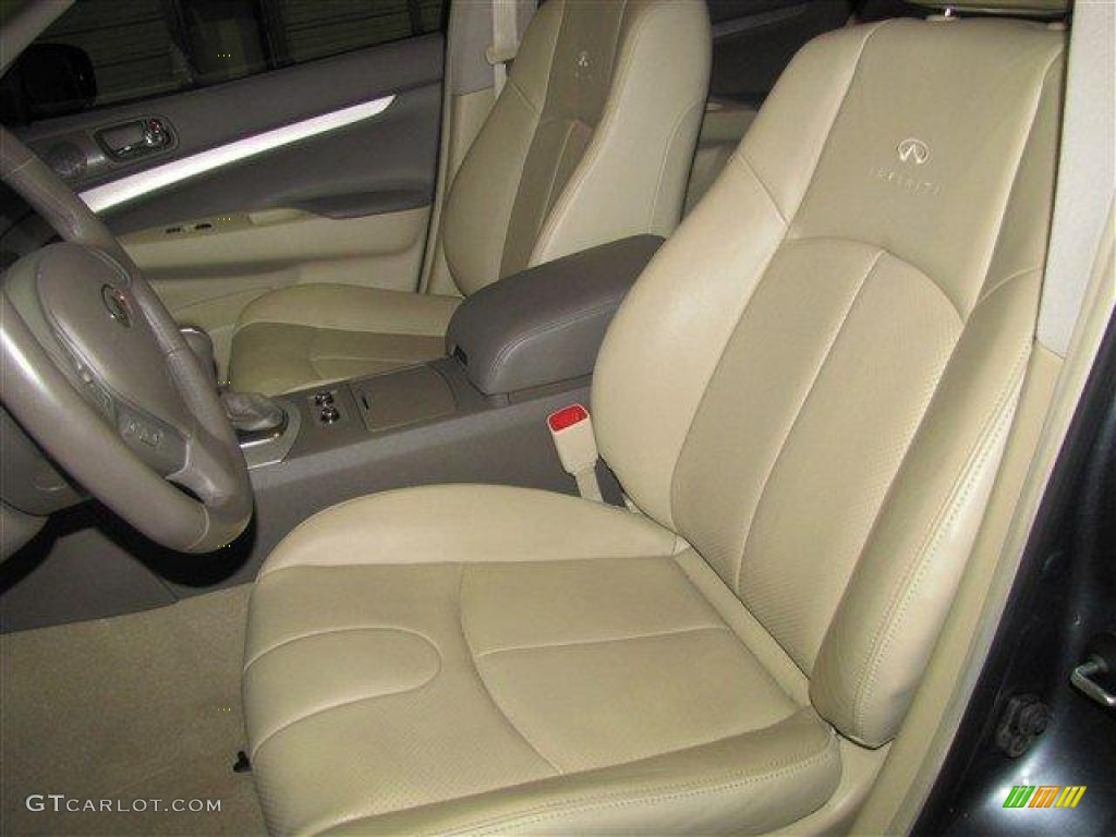 2009 G 37 Sedan - Blue Slate Metallic / Wheat photo #11