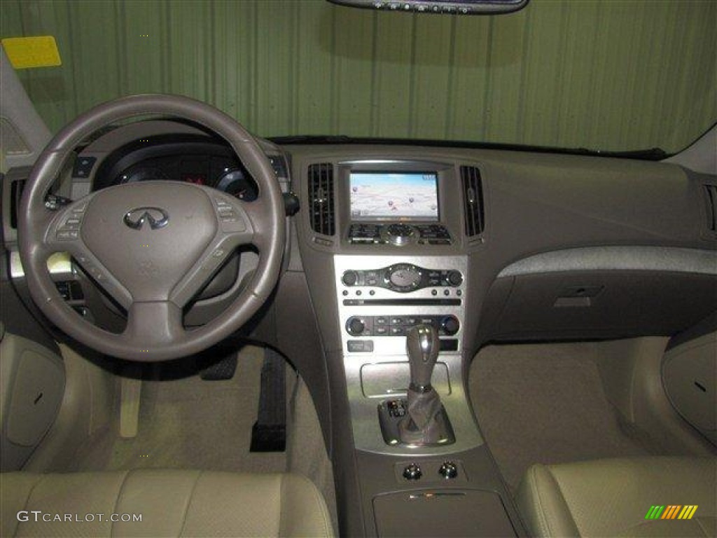 2009 G 37 Sedan - Blue Slate Metallic / Wheat photo #13