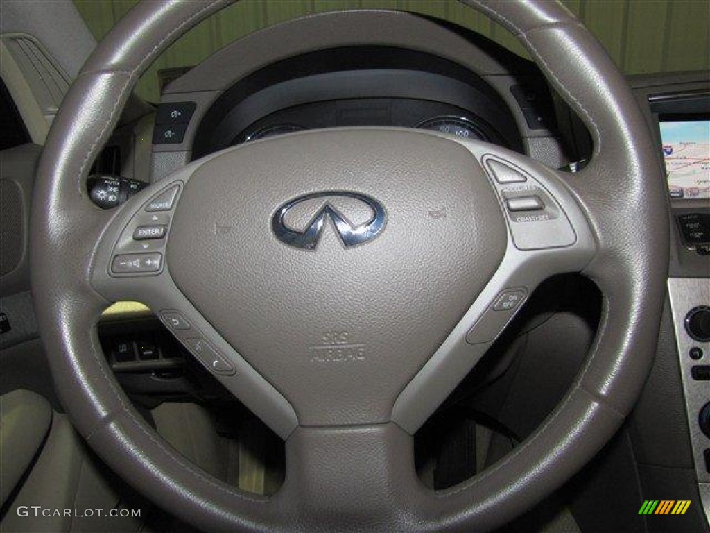 2009 G 37 Sedan - Blue Slate Metallic / Wheat photo #15