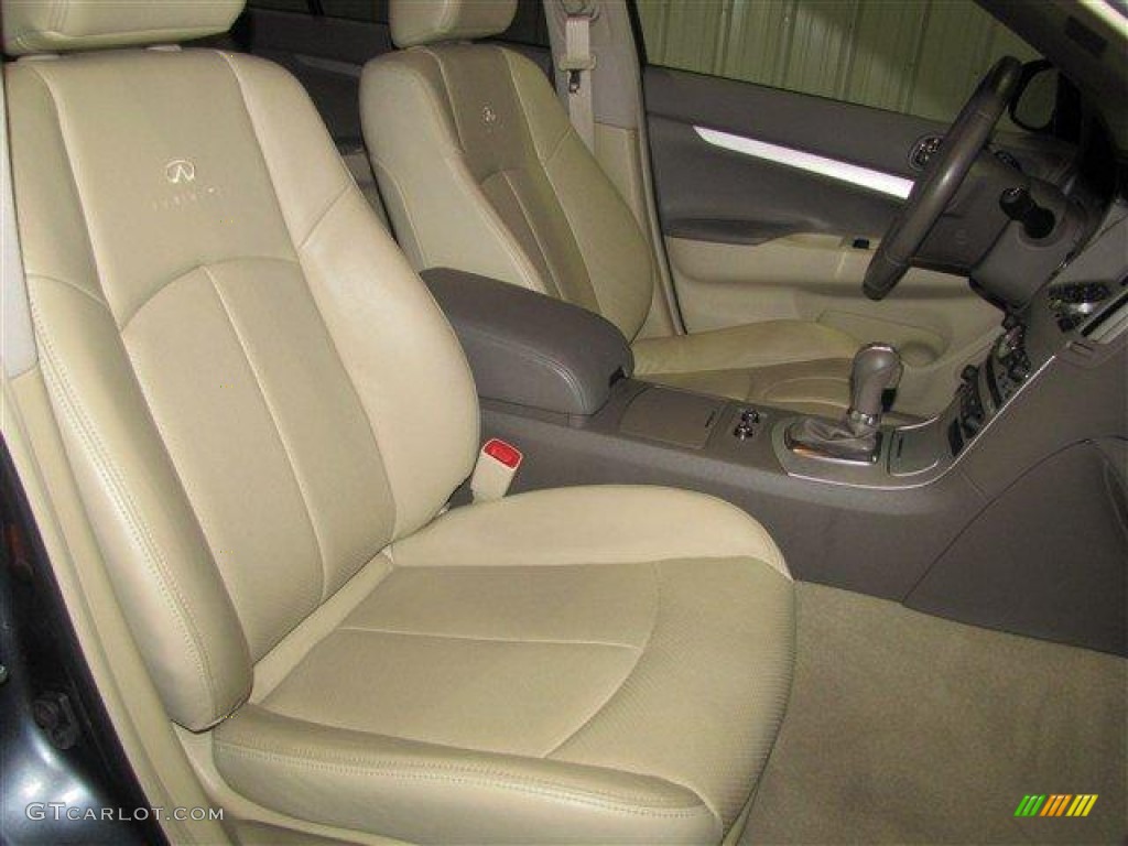 2009 G 37 Sedan - Blue Slate Metallic / Wheat photo #18