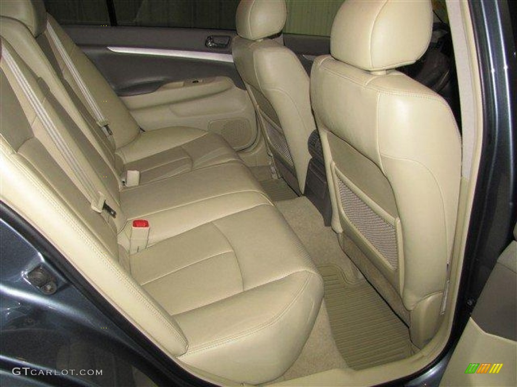 2009 G 37 Sedan - Blue Slate Metallic / Wheat photo #19