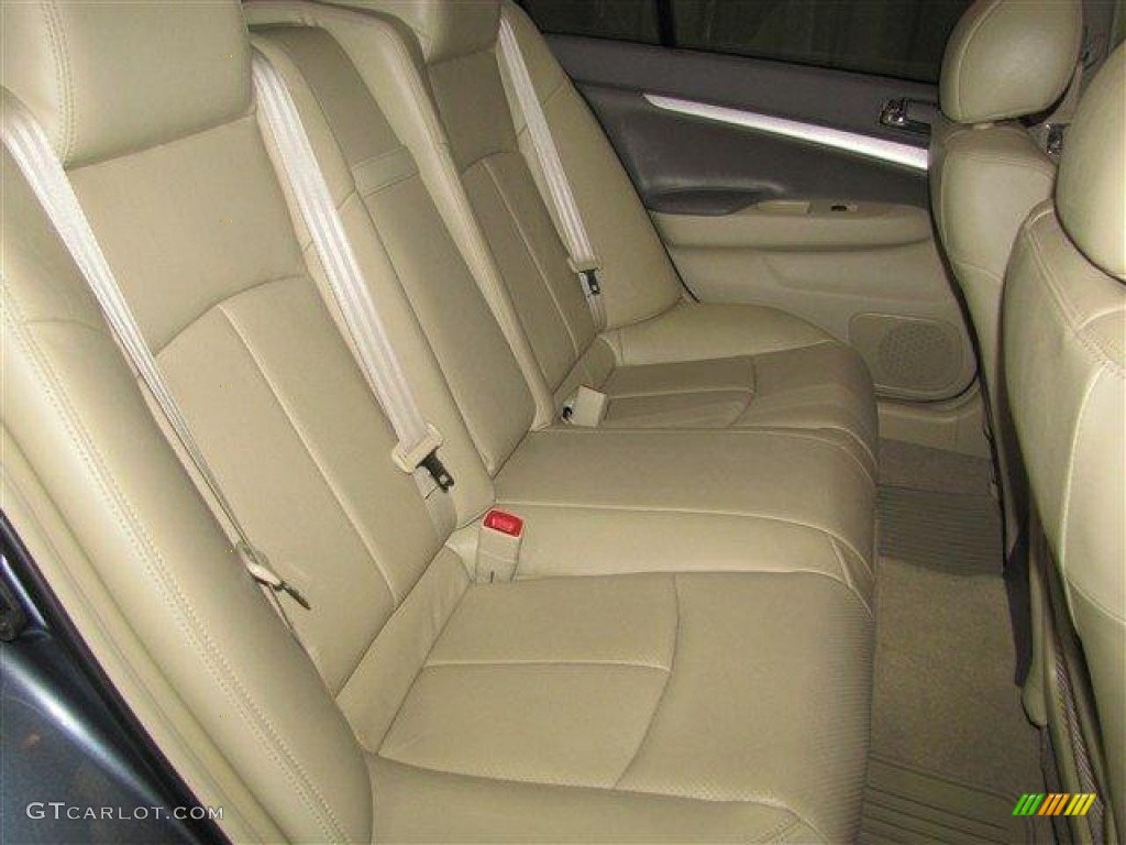 2009 G 37 Sedan - Blue Slate Metallic / Wheat photo #20