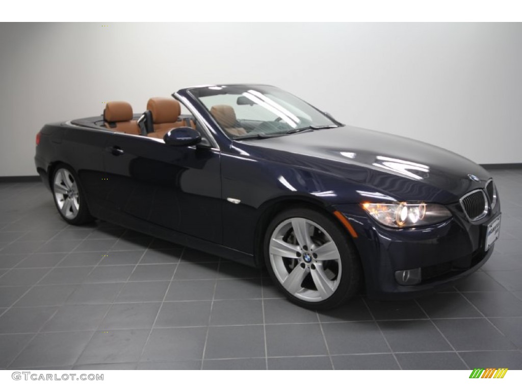 2007 3 Series 335i Convertible - Monaco Blue Metallic / Saddle Brown/Black photo #6