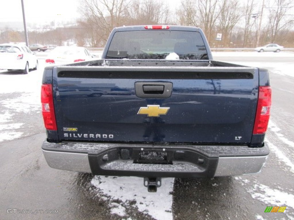 2009 Silverado 1500 LT Extended Cab 4x4 - Imperial Blue Metallic / Ebony photo #6