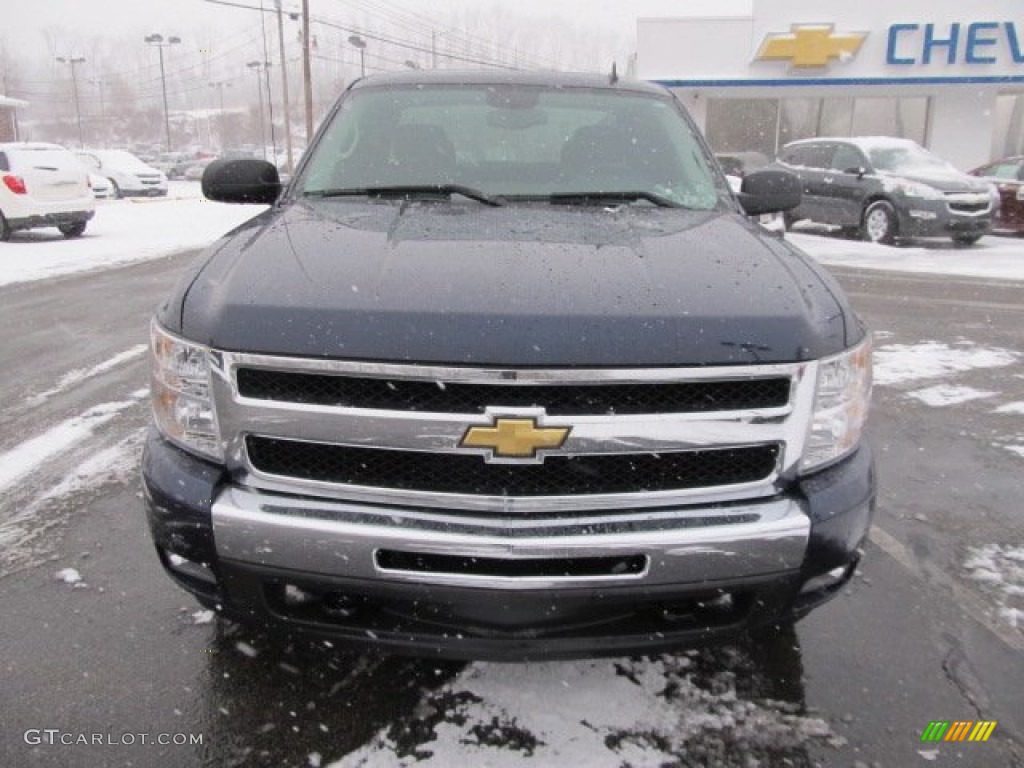 2009 Silverado 1500 LT Extended Cab 4x4 - Imperial Blue Metallic / Ebony photo #11