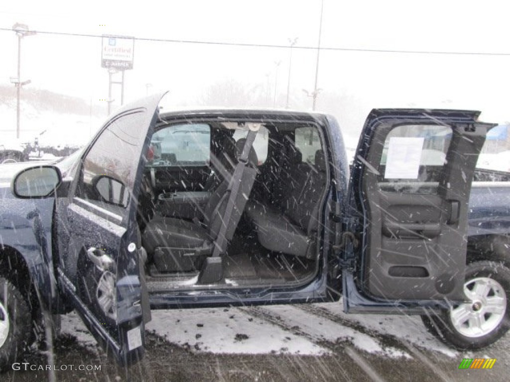 2009 Silverado 1500 LT Extended Cab 4x4 - Imperial Blue Metallic / Ebony photo #12