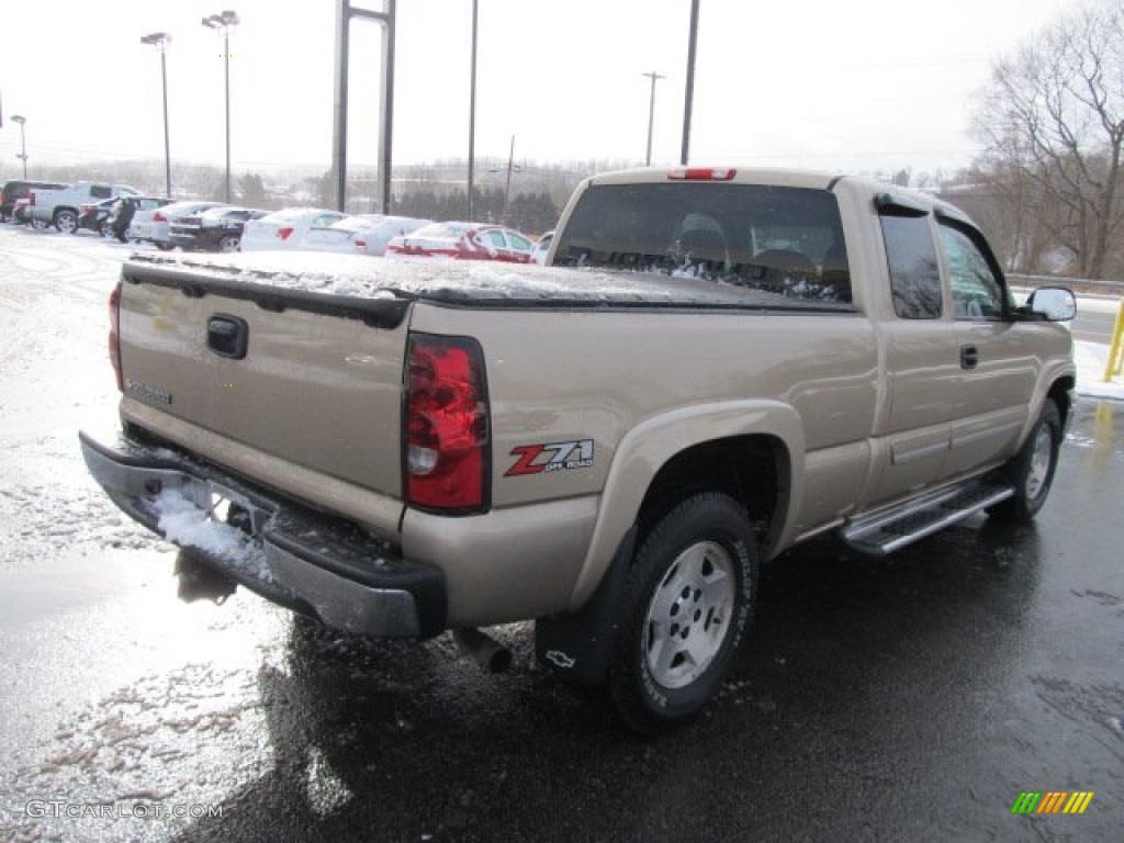 2006 Silverado 1500 Z71 Extended Cab 4x4 - Sandstone Metallic / Tan photo #10