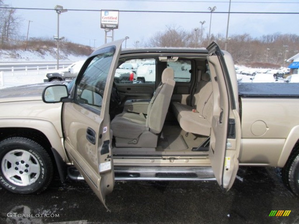 2006 Silverado 1500 Z71 Extended Cab 4x4 - Sandstone Metallic / Tan photo #12