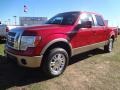 2012 Red Candy Metallic Ford F150 Lariat SuperCrew  photo #3