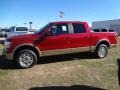 2012 Red Candy Metallic Ford F150 Lariat SuperCrew  photo #4