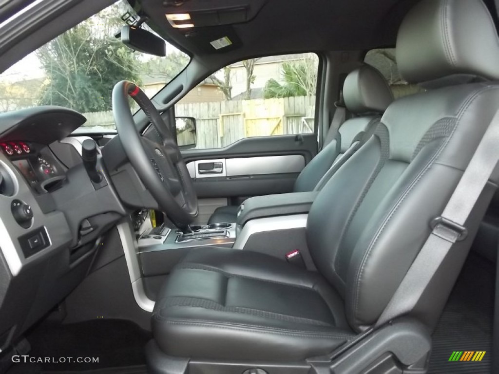 Raptor Black Interior 2011 Ford F150 SVT Raptor SuperCrew 4x4 Photo #59081051