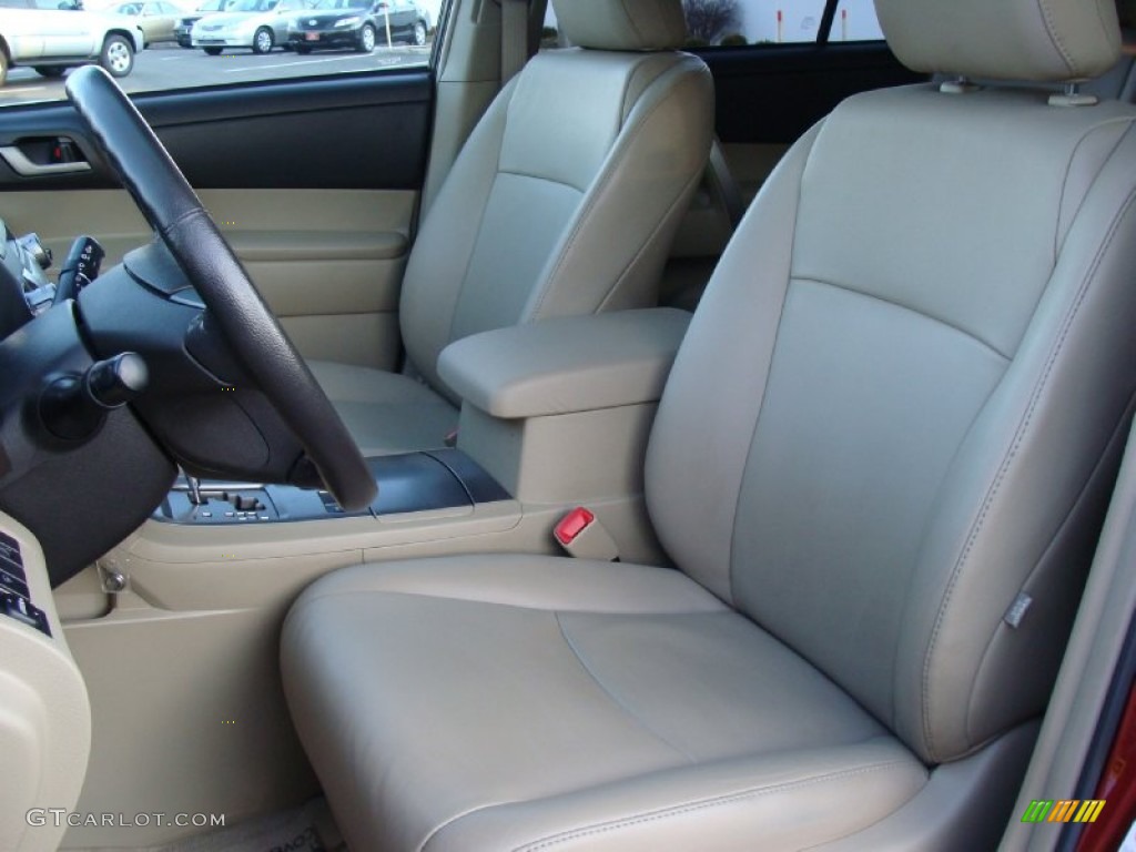 Sand Beige Interior 2010 Toyota Highlander SE 4WD Photo #59082434