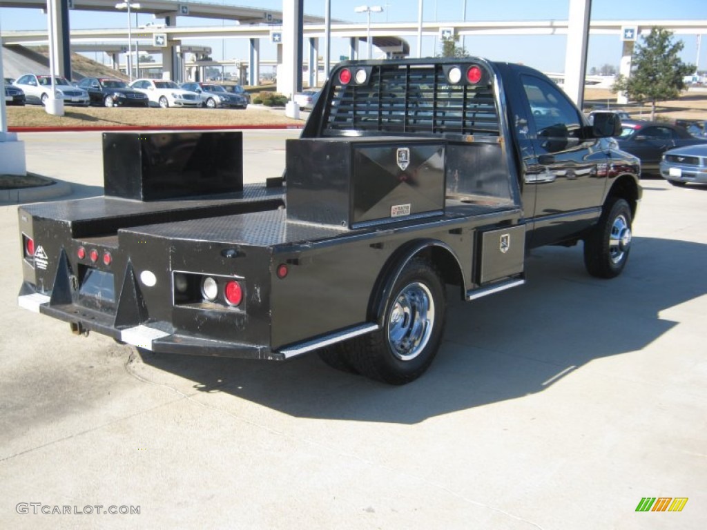 2007 Ram 3500 SLT Regular Cab 4x4 Chassis - Brilliant Black Crystal Pearl / Medium Slate Gray photo #5