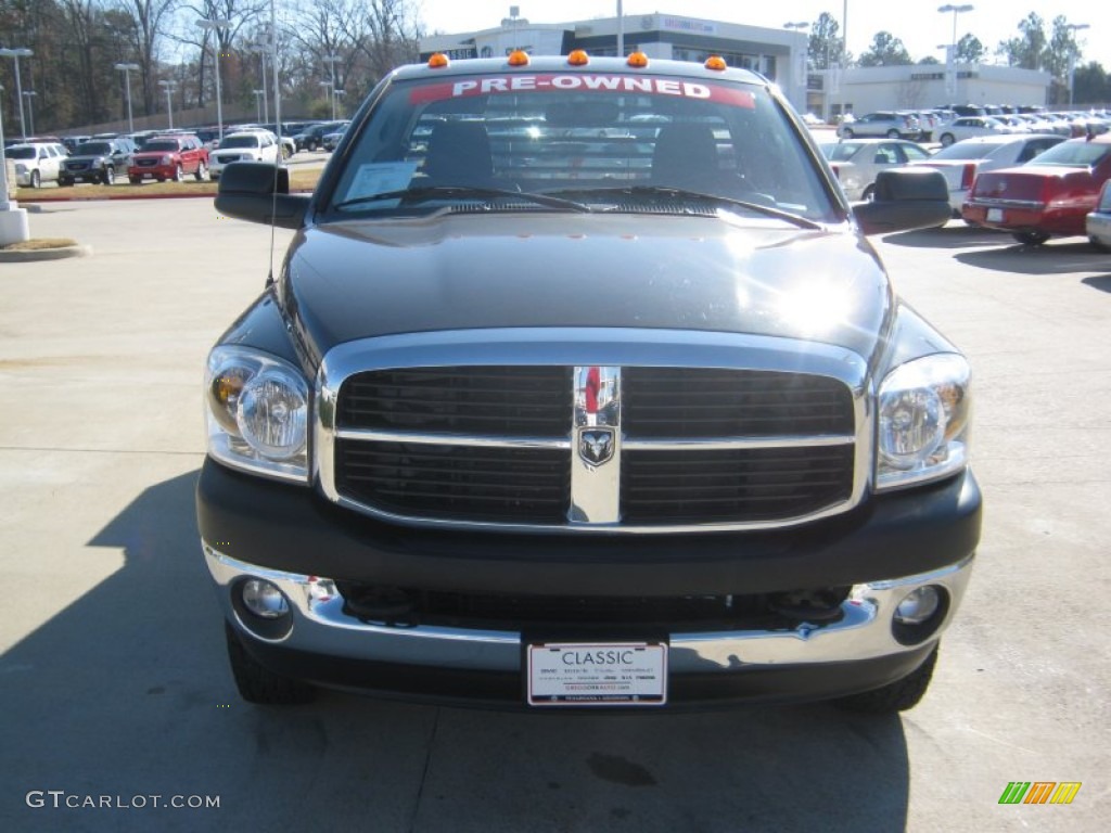 2007 Ram 3500 SLT Regular Cab 4x4 Chassis - Brilliant Black Crystal Pearl / Medium Slate Gray photo #8