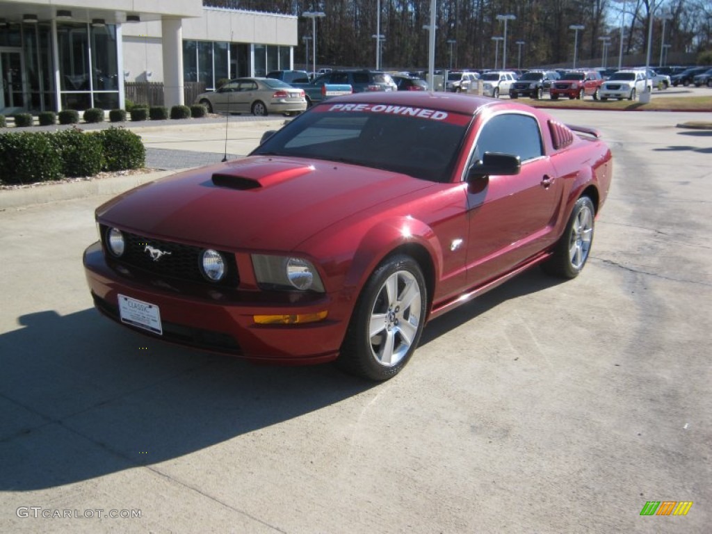 2008 Mustang GT Deluxe Coupe - Dark Candy Apple Red / Dark Charcoal photo #1