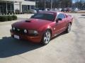 Dark Candy Apple Red 2008 Ford Mustang GT Deluxe Coupe