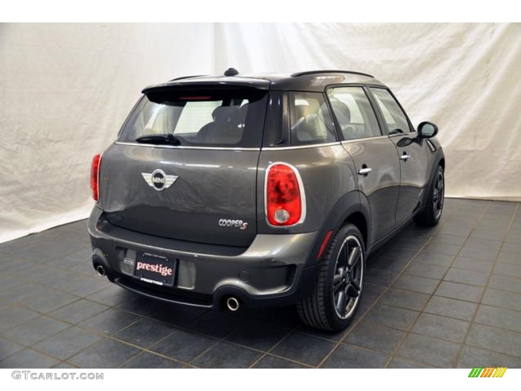 2011 Cooper S Countryman All4 AWD - Royal Gray / Pure Red Leather/Cloth photo #2