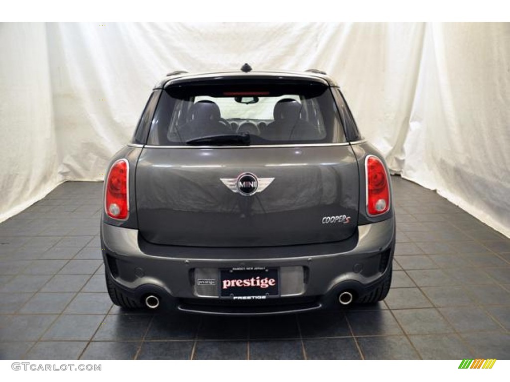 2011 Cooper S Countryman All4 AWD - Royal Gray / Pure Red Leather/Cloth photo #3