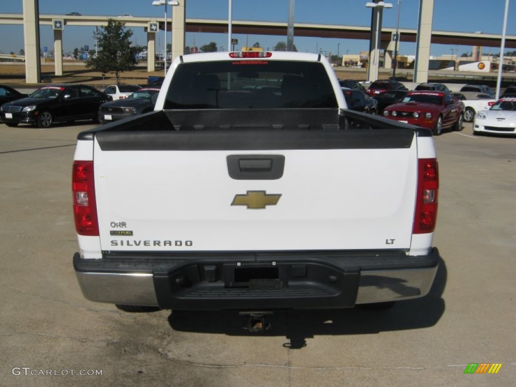 2009 Silverado 1500 LT Extended Cab 4x4 - Summit White / Ebony photo #4