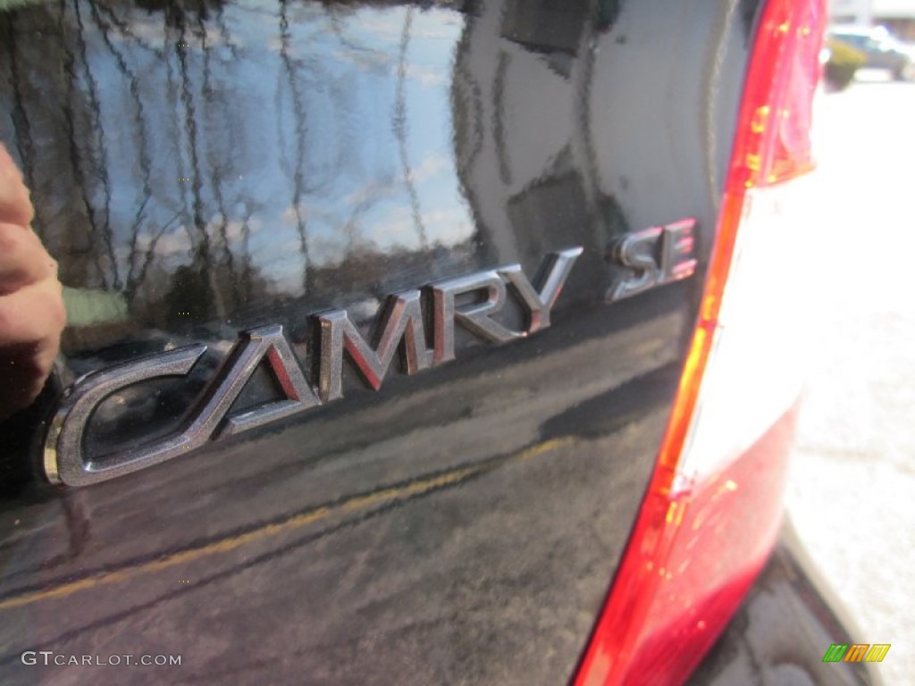 2004 Camry SE V6 - Black / Dark Charcoal photo #10