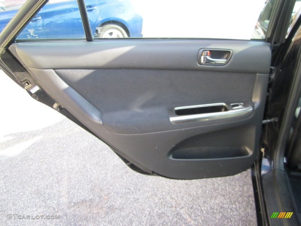 2004 Camry SE V6 - Black / Dark Charcoal photo #14