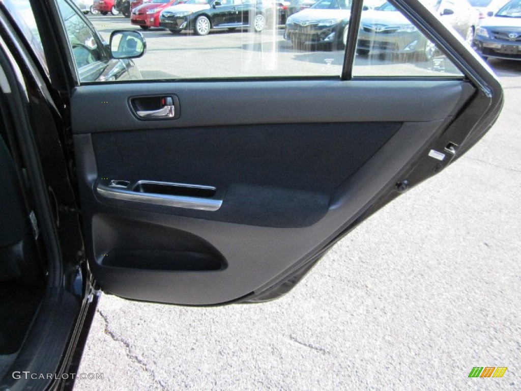 2004 Camry SE V6 - Black / Dark Charcoal photo #16