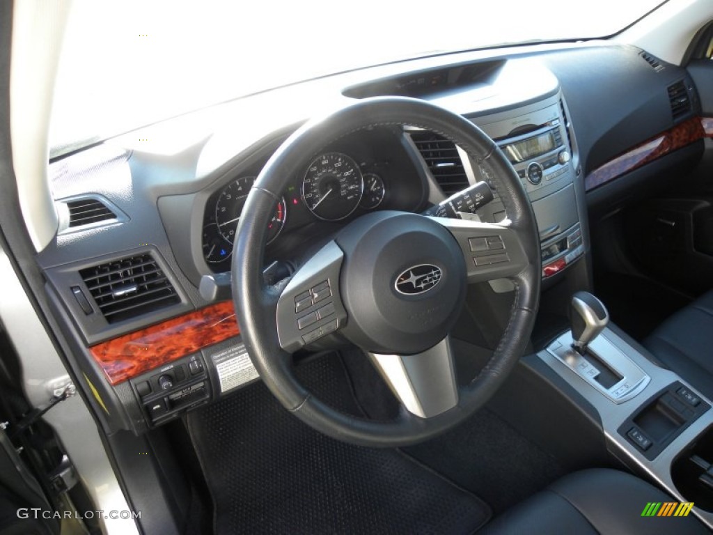 2011 Outback 2.5i Limited Wagon - Graphite Gray Metallic / Warm Ivory photo #3