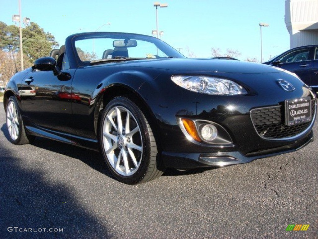 2009 MX-5 Miata Hardtop Touring Roadster - Brilliant Black / Black photo #1