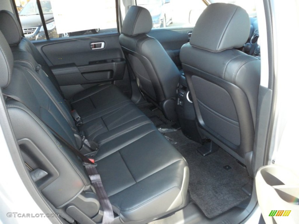 Black Interior 2012 Honda Pilot EX-L 4WD Photo #59089970