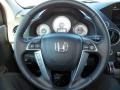 Black 2012 Honda Pilot EX-L 4WD Steering Wheel