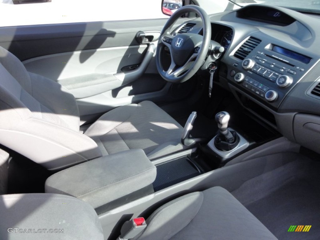 Gray Interior 2009 Honda Civic EX Coupe Photo #59089997