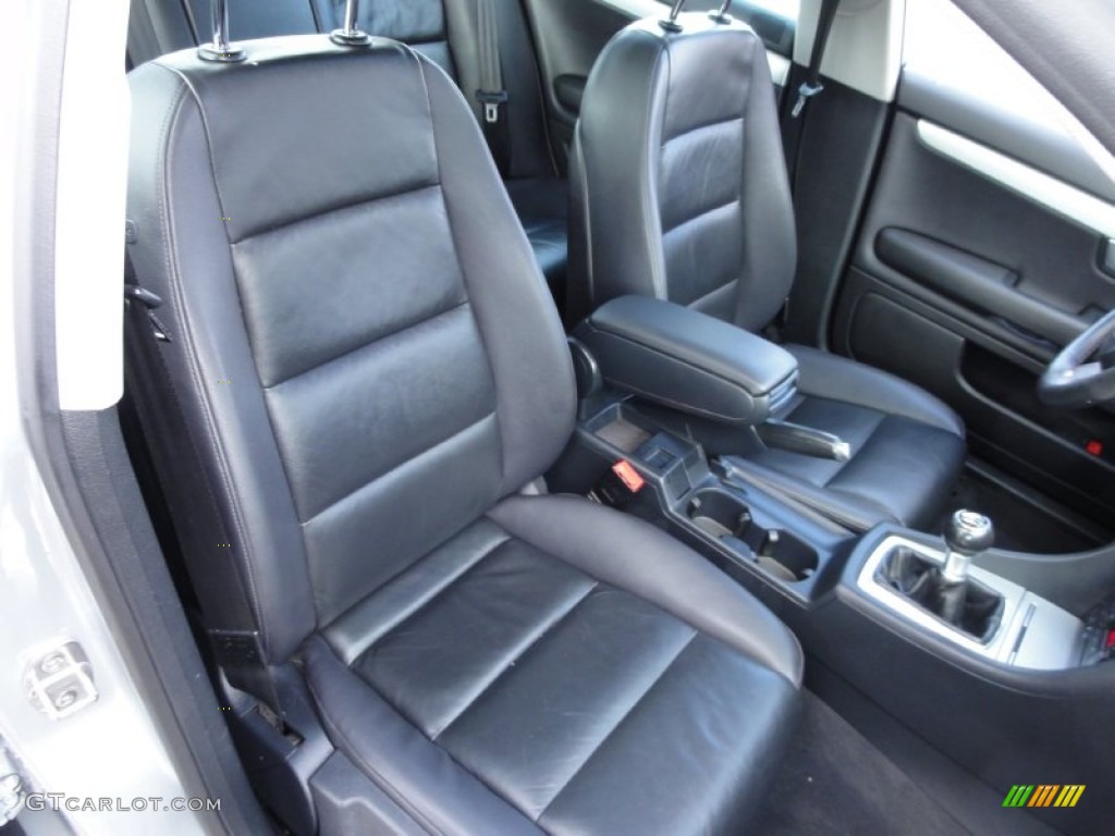 Ebony Interior 2006 Audi A4 2.0T quattro Sedan Photo #59090439
