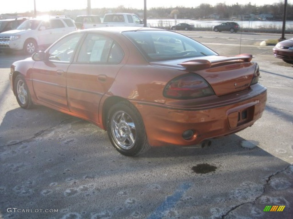 2003 Grand Am GT Sedan - Fusion Orange Metallic / Dark Pewter photo #8
