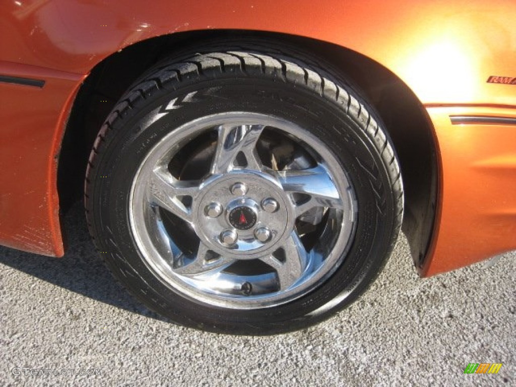 2003 Grand Am GT Sedan - Fusion Orange Metallic / Dark Pewter photo #12