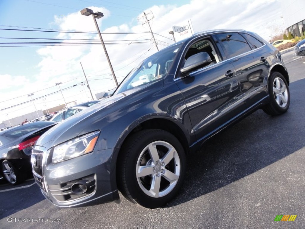 2009 Q5 3.2 Premium quattro - Meteor Gray Pearl Effect / Black photo #1