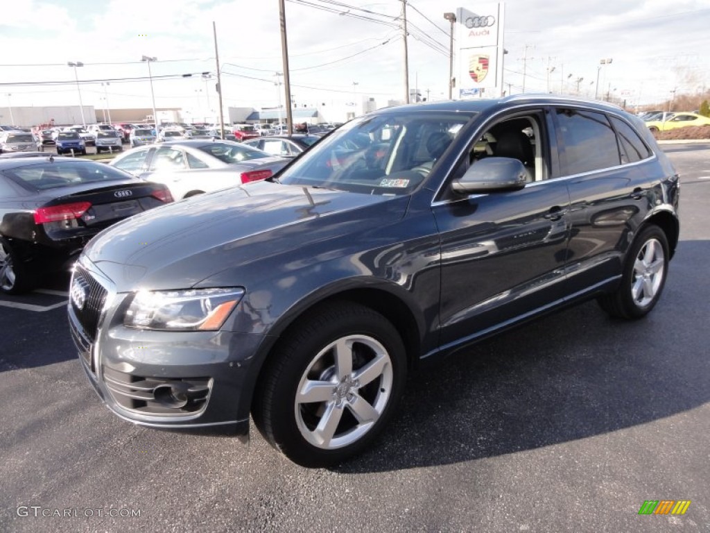 2009 Q5 3.2 Premium quattro - Meteor Gray Pearl Effect / Black photo #2