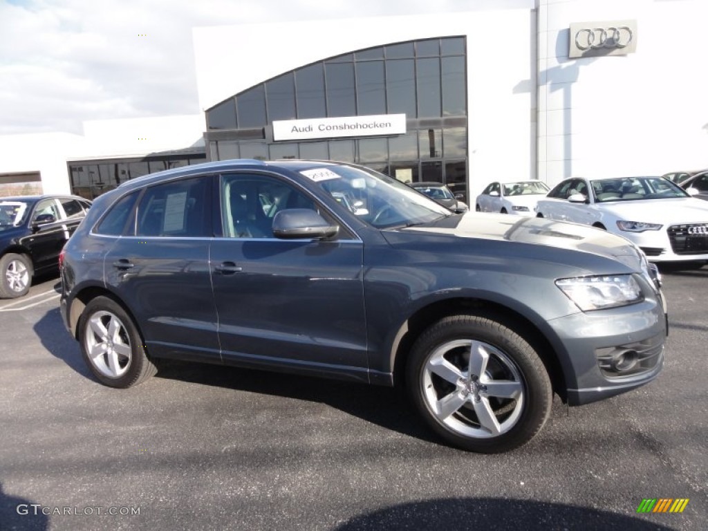 2009 Q5 3.2 Premium quattro - Meteor Gray Pearl Effect / Black photo #6