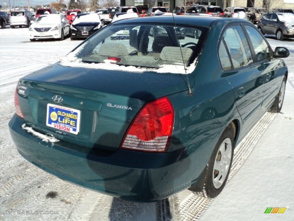 2006 Elantra GLS Sedan - Spruce Green / Beige photo #2