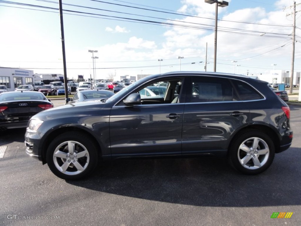 2009 Q5 3.2 Premium quattro - Meteor Gray Pearl Effect / Black photo #10