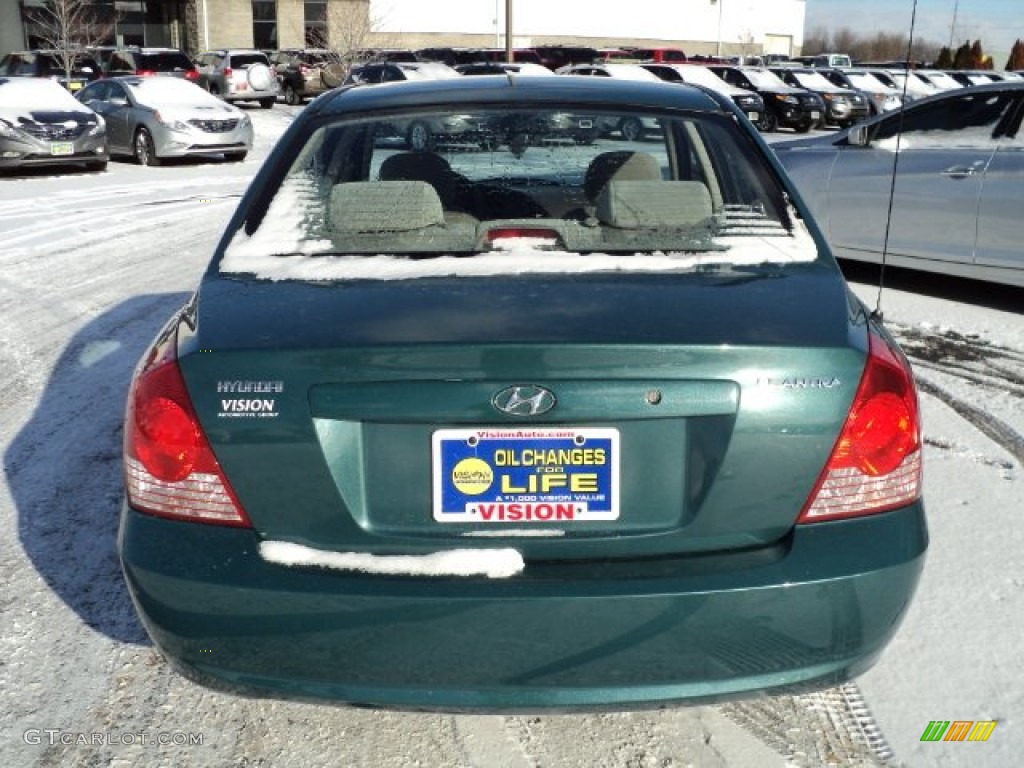 2006 Elantra GLS Sedan - Spruce Green / Beige photo #8