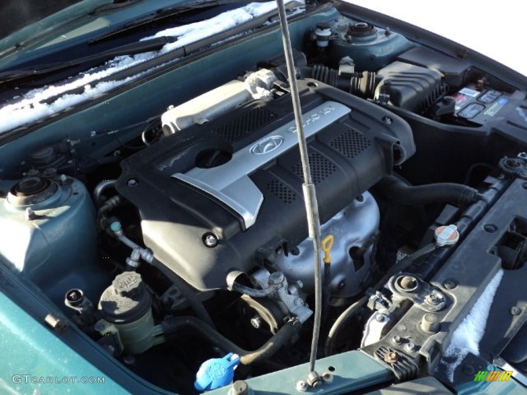 2006 Elantra GLS Sedan - Spruce Green / Beige photo #15