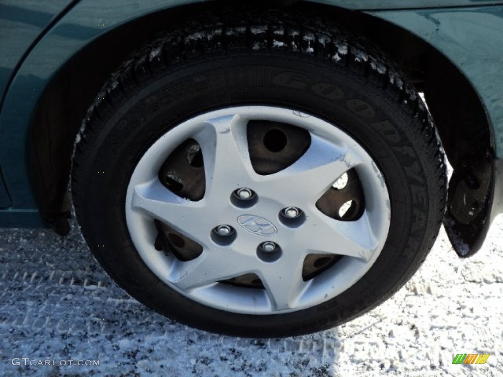 2006 Elantra GLS Sedan - Spruce Green / Beige photo #17
