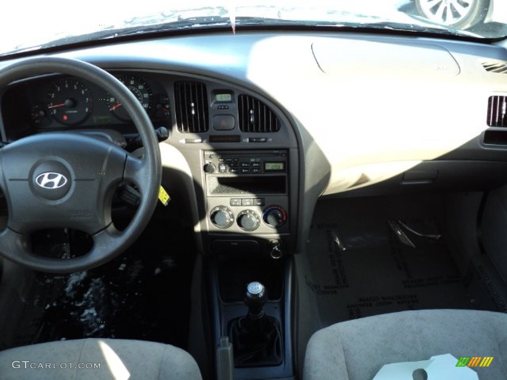 2006 Elantra GLS Sedan - Spruce Green / Beige photo #25