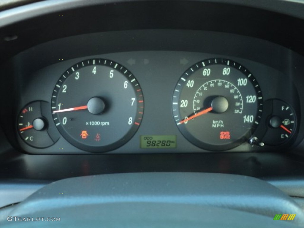 2006 Elantra GLS Sedan - Spruce Green / Beige photo #35